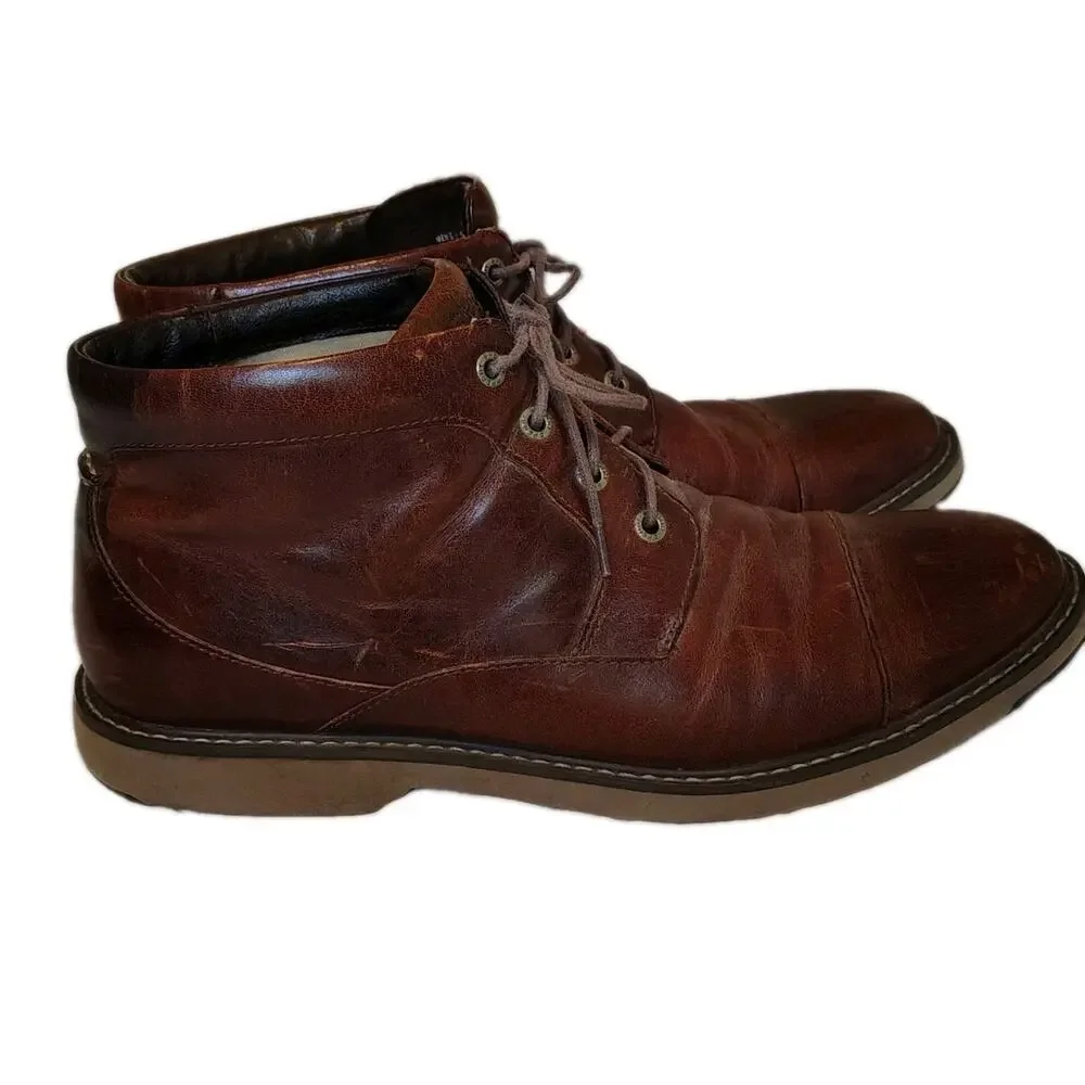 Sperry Top Sider Commander Chukka Brown Size 11.5 M Leather Boots